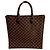 Louis Vuitton Borsa Tote Damier Ebene Marrone