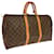 Louis Vuitton Keepall Monogram Canvas 50 Marrone - vista 2