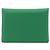 Hermès Tarjetero Hermes Calvi Duo Verso Verde Amarillo - vista 3