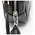 Borsa Blogger in pelle con applicazioni a cuore e monogramma Saint Laurent Nero - vista 10