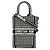 Bolsa de celular Dior Canvas Book Tote 2WAY de ombro Preto