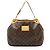 Borsa a tracolla Galliera PM in tela Monogram Louis Vuitton Marrone