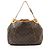 Borsa a tracolla Galliera PM in tela Monogram Louis Vuitton Marrone - vista 3