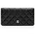 Gabrielle Portafoglio CC Yen in agnello Chanel Nero