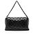 Gabrielle Borsa Chanel Lambskin 3 Accordion Maxi Flap Nero - vista 3