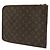 Monogram Poche Document Clutch Louis Vuitton Braun - Ansicht 2