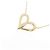 Autre Marque AHKAH Fil rouge Heart Midi Half Au750 Diamond Necklace - vista 4