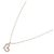 Autre Marque Collana in oro rosa K10 e zircone cubico - vista 2