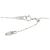 Autre Marque Collana a Croce con Diamanti Pt900 Pt850 Argento - vista 5