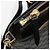 Gucci Borsa a tracolla nera con logo GG in tonalità oro Nero - vista 10