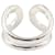 Ring Hermès Bague Lima Band Hermes Argenté  - vue 3
