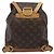 Louis Vuitton Montsouris Monogram MM Marrone - vista 2