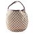 Borsa Gucci GG Canvas Horsebit Marrone Beige