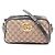 Borsa a Spalla Gucci GG Marmont Marrone Nero Beige