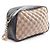 Borsa a Spalla Gucci GG Marmont Marrone Nero Beige - vista 2