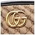 Borsa a Spalla Gucci GG Marmont Marrone Nero Beige - vista 8