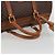Céline Celine Vintage Duffle in tela e pelle Marrone - vista 7