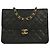 Chanel Vintage Classic Flap Matelassé in agnello Nero