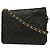 Chanel Vintage Classic Flap Matelassé in agnello Nero - vista 2
