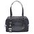 Borsa a tracolla in nylon nero e pelle Prada