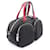 Prada Triangle Logo 2-Way Handtasche Schwarz Rot - Ansicht 2