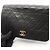 Borsa a tracolla Chanel Matelassé Full Flap Push-Lock Nero - vista 11
