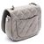Borsa a Spalla Chanel Matelassé Round Flap Small Marrone - vista 2