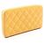 Chanel Matelassé Long Wallet Gelb - Ansicht 2