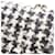 Borsa a Spalla Chanel Matelassé Houndstooth Nero Bianco - vista 8