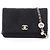 Borsa a Spalla Chanel Matelassé con Strass Nero