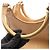 Borsa Chanel beige in pelle caviar - vista 7