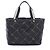 Borsa Tote Chanel Old Travel Line Nero Bianco
