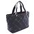 Borsa Tote Chanel Old Travel Line Nero Bianco - vista 2