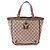 Borsa Tote Abbey GG Canvas Gucci Marrone Beige