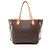Borsa Tote Louis Vuitton Neverfull MM Marrone