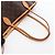Borsa Tote Louis Vuitton Neverfull MM Marrone - vista 8