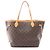 Borsa Tote Louis Vuitton Neverfull MM Marrone