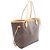 Borsa Tote Louis Vuitton Neverfull MM Marrone - vista 2