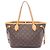 Borsa Tote Louis Vuitton Neverfull PM Marrone
