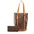 Borsa a tracolla Louis Vuitton Monogram Bucket GM Marrone