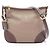 Borsa a tracolla in jacquard con logo Prada Marrone Beige