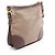 Borsa a tracolla in jacquard con logo Prada Marrone Beige - vista 2