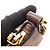 Borsa a tracolla in jacquard con logo Prada Marrone Beige - vista 7