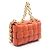 Borsa a Spalla The Chain Cassette Bottega Veneta Arancione - vista 2