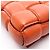 Borsa a Spalla The Chain Cassette Bottega Veneta Arancione - vista 6