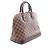 Borsa Louis Vuitton Alma Damier Ebene Marrone - vista 2