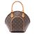 Louis Vuitton Ellipse PM Handtasche Braun