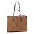 Borsa Tote Louis Vuitton OnTheGo MM Monogram Giant Marrone Beige