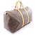 Borsa Boston Louis Vuitton Keepall 50 Marrone - vista 2