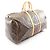 Borsa Boston Louis Vuitton Keepall 55 Marrone - vista 2